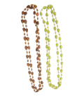 Collier Shania 4 verts + 9 chatains