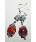 Boucles d'oreille AMAURY verre de Murano