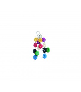 Boucles d'oreille Smarties os de chameau